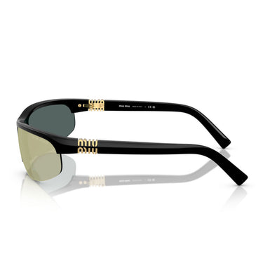 Miu Miu Okulary Przeciwsłoneczne MUA02S 1AB90J Czarny/Różowy Lustrowany Damskie 3