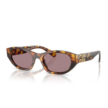 Miu Miu Okulary Przeciwsłoneczne MUA03S 14L20I Havana/Viola Damskie 2