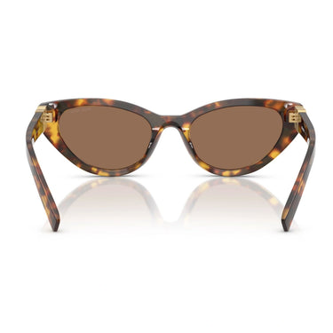 Miu Miu Okulary Przeciwsłoneczne MUA04S 14L60M Brązowy/Ciemny Brąz Damskie 5