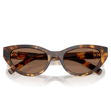 Miu Miu Okulary Przeciwsłoneczne MUA04S 14L60M Brązowy/Ciemny Brąz Damskie 6