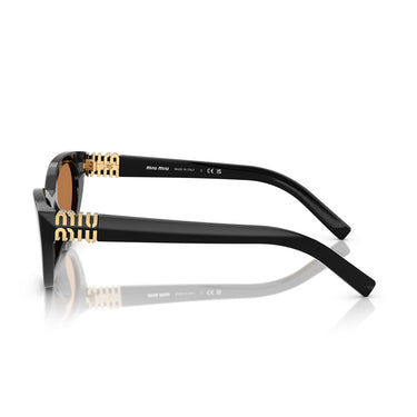 Miu Miu Okulary Przeciwsłoneczne MUA04S 16K10I Czarny/Brązowy Damskie 3