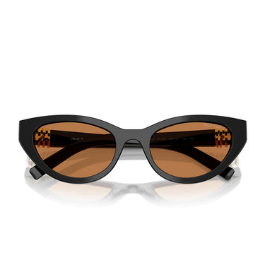Miu Miu Okulary Przeciwsłoneczne MUA04S 16K10I Czarny/Brązowy Damskie 5