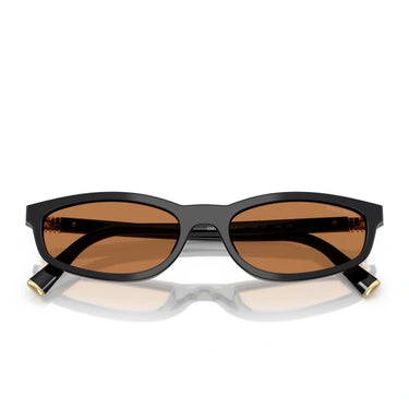 Miu Miu Okulary Przeciwsłoneczne MUA06S 16K10I Czarny/Brązowy Damskie 4