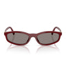Miu Miu Occhiali da Sole MUA06S 21I80Q Burgundy Opalino/Grigio Scuro Donna