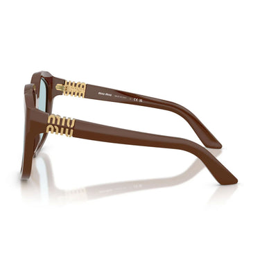 Miu Miu Okulary Przeciwsłoneczne MUA07S 24D20R Czekoladowy/Niebieski Damskie 3