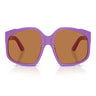 Miu Miu Okulary Przeciwsłoneczne MUA07S 25D90Q Fioletowy/Brązowy Damskie