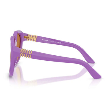 Miu Miu Okulary Przeciwsłoneczne MUA07S 25D90Q Fioletowy/Brązowy Damskie 3