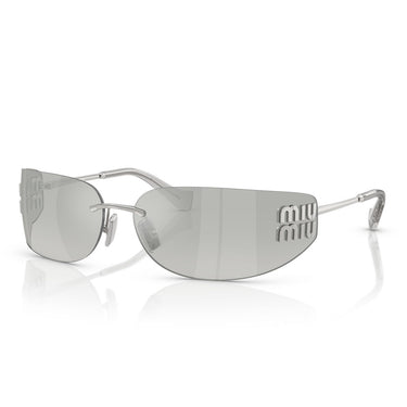 Miu Miu Occhiali da Sole MUA51S 1BC10Y Argento/Grigio Specchiato Donna