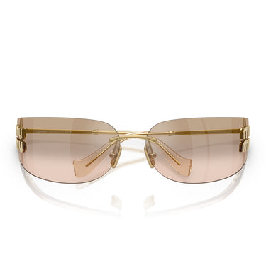 Miu Miu Okulary Przeciwsłoneczne MUA51S 5AK20P Złoto Brąz Lustro Gradient Damskie 4