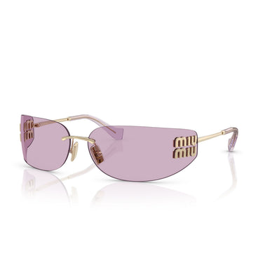 Miu Miu Okulary Przeciwsłoneczne MUA51S ZVN90O Złoto/Różowy Damskie 2