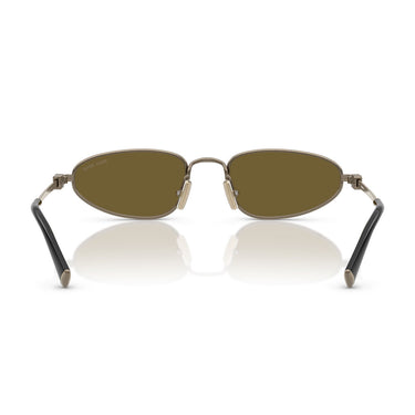 Miu Miu Okulary Przeciwsłoneczne MUA52S 26C09Z Złoto/Ciemny Brąz Damskie 4