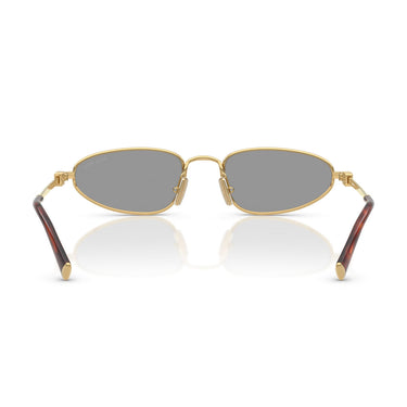 Miu Miu Okulary Przeciwsłoneczne MUA52S 5AK40O Złoty/Szary Gradient Damskie