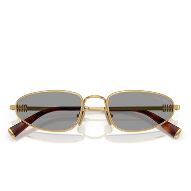 Miu Miu Okulary Przeciwsłoneczne MUA52S 5AK40O Złoty/Szary Gradient Damskie