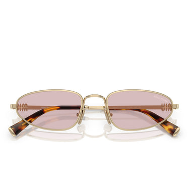 Miu Miu Okulary Przeciwsłoneczne MUA52S ZVN4I0 Złoto/Róż Gradient Damskie