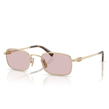Miu Miu Okulary Przeciwsłoneczne MUA53S ZVN4I0 Złoto/Różowy Damskie 2