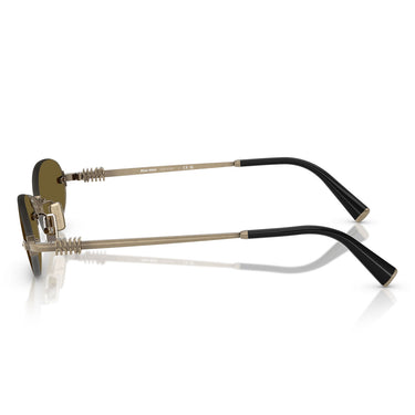 Miu Miu Sonnenbrille MUA54S 26C09Z Gold Dunkelbraun Damen 2