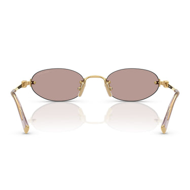 Miu Miu Gafas de Sol MUA54S 5AK20I Oro Violeta Claro Marrón Mujer 3