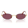 Miu Miu Occhiali da Sole MUA54S 5AK20Y Oro/Violetto Scuro Donna