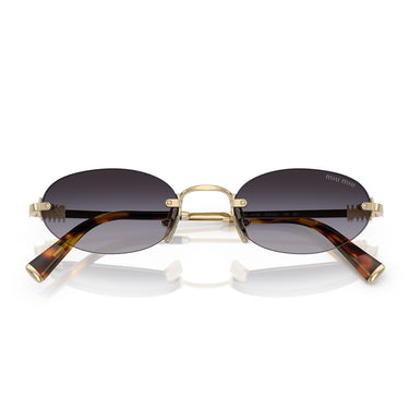 Miu Miu Gafas de Sol MUA54S ZVN5D1 Oro Pálido/Gris Degradado Mujer 3