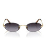 Miu Miu Gafas de Sol MUA54S ZVN5D1 Oro Pálido/Gris Degradado Mujer