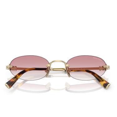 Miu Miu Sonnenbrille MUA54S ZVN70O Gold/Rosa Verlauf Damen 5