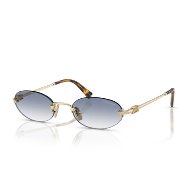 Miu Miu Sonnenbrille MUA54S ZVN80O Gold/Blau Verlauf Damen