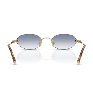 Miu Miu Sonnenbrille MUA54S ZVN80O Gold/Blau Verlauf Damen