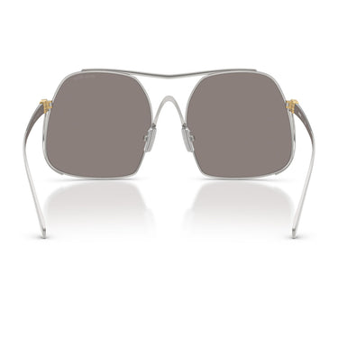 Miu Miu Okulary Przeciwsłoneczne MUA55S 1BC80Q Srebrny/Ciemny Szary Damskie 3