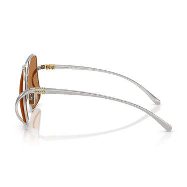 Miu Miu Okulary Przeciwsłoneczne MUA55S 1BC90Q Srebrny/Brązowy Damskie