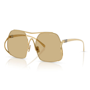 Miu Miu Okulary Przeciwsłoneczne MUA55S 5AK10R Złoty/Żółty Damskie 1