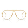Miu Miu Occhiali da Sole MUA56S 5AK08N Oro/Trasparente Con Filtro Luce Blu Donna