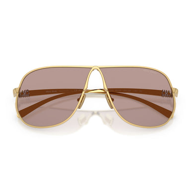 Miu Miu Okulary Przeciwsłoneczne MUA56S 5AK20I Złoto/Jasny Fiolet Brązowy Damskie 5