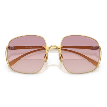 Miu Miu Sonnenbrille MUA57S 5AK40S Gold/Braun Verlauf Dunkelviolett Damen 5