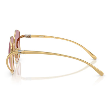 Miu Miu Sonnenbrille MUA57S 5AK40S Gold/Braun Verlauf Dunkelviolett Damen 3