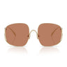 Miu Miu Gafas de Sol MUA57S ZVN90Q Oro Pálido Marrón Mujer