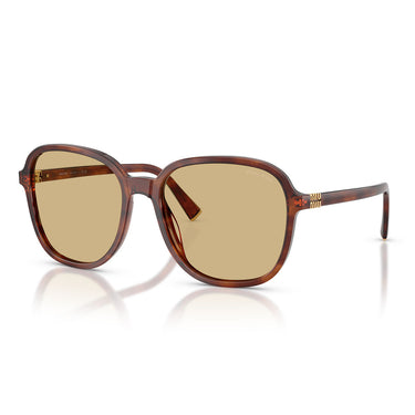 Miu Miu Gafas de Sol MUB01S 26E10R Tabaco Striato/Giallo Mujer 1