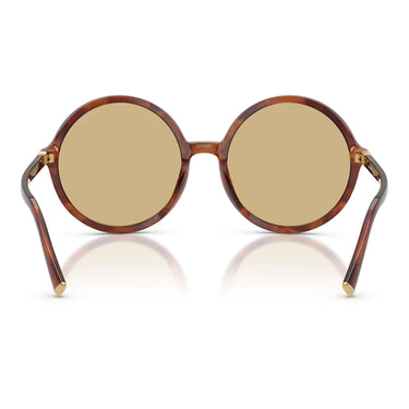 Miu Miu Okulary Przeciwsłoneczne MUB02S 26E10R Tabacco Striato Giallo Damskie 4