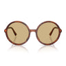 Miu Miu Gafas de Sol MUB02S 26E10R Tabacco Striato Giallo Mujer 
