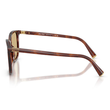 Miu Miu Okulary Przeciwsłoneczne MUB03S 26E10R Tabacco Striato/Giallo Damskie 2