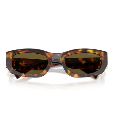 Miu Miu Okulary Przeciwsłoneczne MUB04S 14L09Z Brązowy Miód/Ciemny Brąz Damskie 4