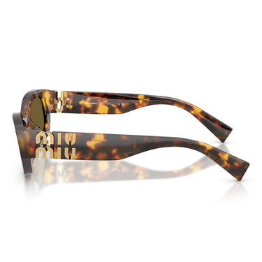 Miu Miu Okulary Przeciwsłoneczne MUB04S 14L09Z Brązowy Miód/Ciemny Brąz Damskie 2