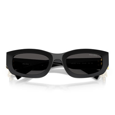Miu Miu Okulary Przeciwsłoneczne MUB04S 16K08Z Czarny/Ciemnoszary Damskie 4