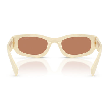 Miu Miu Okulary Przeciwsłoneczne MUB04S 21D90Q Biały Mleczny/Brązowy Damskie 3