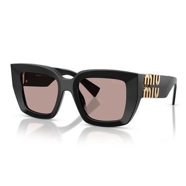 Miu Miu Okulary Przeciwsłoneczne MUB05S 16K20I Czarny Jasny Fioletowy Brązowy Damskie 2