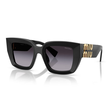 Miu Miu Okulary Przeciwsłoneczne MUB05S 16K90A Czarny Szary Gradient Damskie 2