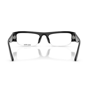 Miu Miu Occhiali da Sole MUB07S 16K08N Nero Trasparente con Filtro Luce Blu Donna 4