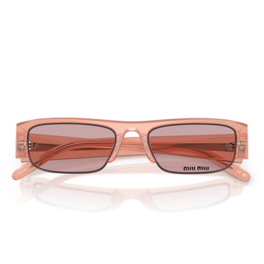 Miu Miu Occhiali da Sole MUB07S 20I60V Rosa Opalino/Rosa Donna 4