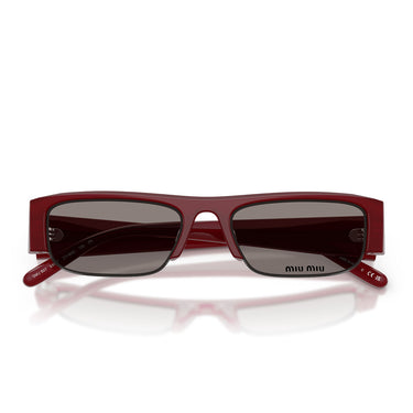 Miu Miu Okulary Przeciwsłoneczne MUB07S 21I80Q Borgogna Opalino/Grigio Scuro Damskie 4