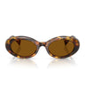 Miu Miu Occhiali da Sole MUB09S 14L20V Marrone Miele Bronzo Scuro Donna 