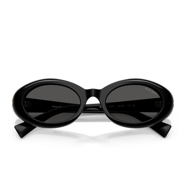 Miu Miu Occhiali da Sole MUB09S 16K08Z Nero Grigio Scuro Donna 5